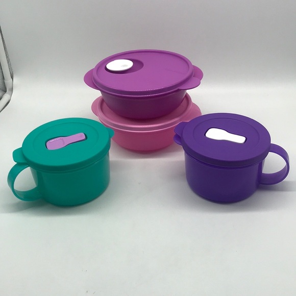 Tupperware Crystal Flash Containers Set of 4 - Picture 12 of 16
